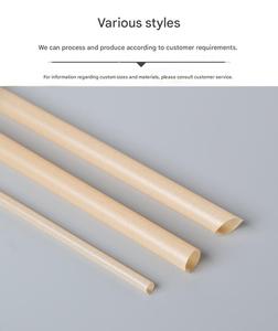 Pajitas Desechables de Caña de Azúcar Biodegradables Ecológicas Reciclables para Fiestas 500 Unidades 197mm/200mm/230mm - Product Image 2