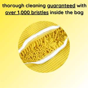 Sac à linge pour chaussures pour lave-linge, sacs de lavage réutilisables en chenille pour baskets, chaussures de sport et articles délicats, protection à 360° - Product Image 3