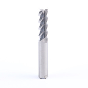 Fraise en carbure de tungstène HRC55 revêtue de TiN, 3 dents, à une seule tranchant, fraise à queue en carbure monobloc, outil CNC - Product Image 4
