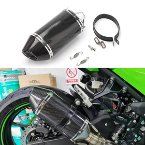 Échappement de moto 51 mm, échappement complet pour R6 ZX6R Ninja 400 <span class=keywords><strong>250</strong></span> Z1000 Z900 Z800 <span class=keywords><strong>Tmax</strong></span> 500 530 ATV Dirt Pit Bike - Product Image 2