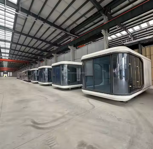 Casa Mobile Prefabbricata a Forma di Capsula Spaziale, Casa Modulare <span class=keywords><strong>in</strong></span> Container - Product Image 6