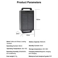 Nouveau traqueur GPS de vache 4G à énergie solaire mouton Animal B38 Mini traqueur Gps adapté au dispositif de suivi GPS des bovins