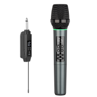 Microphone portable sans fil professionnel à suppression de bruit dynamique, universel, léger, pour le chant et le karaoké