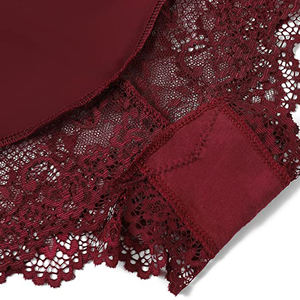 Nouvelle Arrivée Culottes en <span class=keywords><strong>Dentelle</strong></span> Tricotée Solides Taille Haute Confortables pour Femmes – Mignonnes et Sexy - Product Image 5