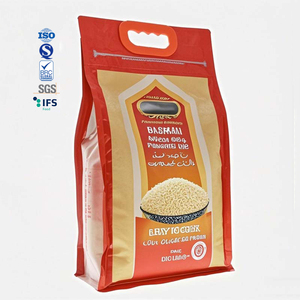 Tùy chỉnh các loại khác nhau gạo bao bì túi 1kg 2kg 5kg 10kg dây kéo reseal nhiều lớp gạo gói túi với xử lý - Product Image 2