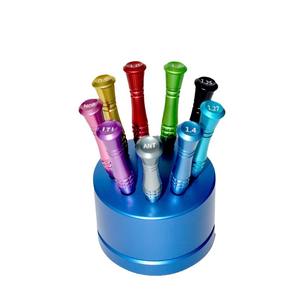 Juego de destornilladores para implantes dentales Mn, 8 piezas, herramientas manuales de reparación para procesamiento de prótesis dentales, equipo de cuidado bucal - Product Image 1