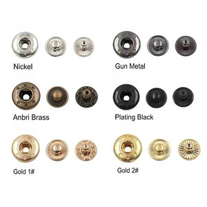 Bán Buôn Kim Loại Nhấn Nút 12.5Mm 15Mm Brass/Sắt/Thép Không Gỉ Kim Loại Snap Fastener Nút - Product Image 5