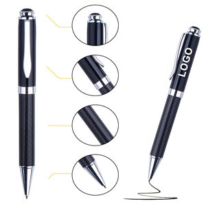 Nouveau stylo à bille en métal acrylique de luxe avec logo personnalisé imprimé, design élégant torsadé, gravure laser - Product Image 3