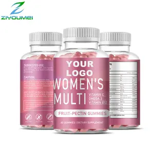 أفضل جودة أقراص فيتامينات متعددة مكملة فيتامين د قبل الولادة غائر للنساء فوق 50