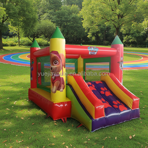 Château gonflable compact très populaire pour enfants, maison de <span class=keywords><strong>jeu</strong></span> gonflable avec toboggan pour fêtes et sautades - Product Image 5