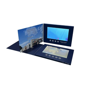 Tarjeta de Felicitación Digital HD con Pantalla LCD IPS Personalizada, Folleto de Video, Marketing Empresarial, Invitación de Boda, Reproductor MP4 - Product Image 3