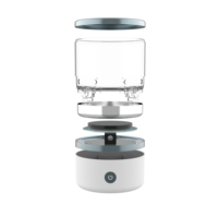Nouveau Nettoyeur Ultrasonique Dentaire UV Mini 2026 45kHz Haute Fréquence Électrique pour Produits Dentaires Corps Cylindrique Transparent