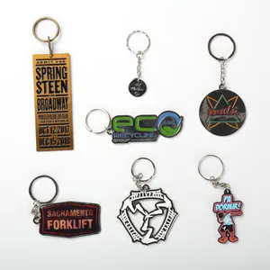 Wholesale Custom Personalized Anime Soft Hard Enamel 3D Key Chains Cute Logo Zinc Alloy Iron Metal KeyChain