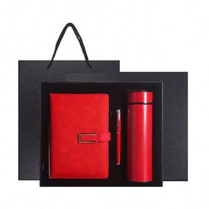 Wholesale Corporate Leather Notebook Gift Sets With Pen and Bottle Customizable Luxury <b>Journal</b> Notebook Promotional Gift Box - Product Image 3