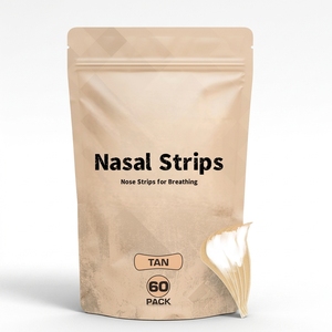 Tiras Nasales BM Performance con Aroma a Lavanda, No Tejidas/PE, Mejoran la Calidad del Sueño, Adhesivo Resistente al Sudor para Deportistas - Product Image 1