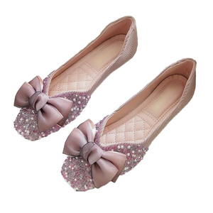 Nuevos Zapatos Náuticos Planos con Perlas y Pedrería para Pareja, Punta Cerrada, Sin Cordones, Transpirables y Ligeros para Otoño, Primavera y Verano - Product Image 3