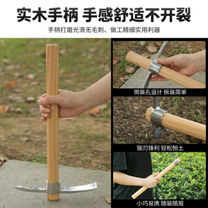 Pico de Excavación Xinda de Acero Inoxidable de 30 cm, Herramienta Geológica para Escalada y Exploración - Product Image 4