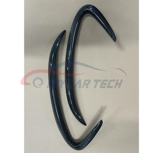 Para <span class=keywords><strong>Mercedes</strong></span> Benz Coupe <span class=keywords><strong>2022</strong></span> c292 <span class=keywords><strong>GLE</strong></span> fibra de carbono cuchillo lateral Canards Spoiler difusor parachoques trasero Bodykit - Product Image 4