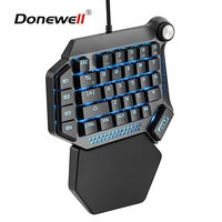 Clavier de jeu mécanique pour pc, midi, avec application sur ordinateur