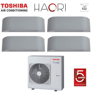 Climatizzatore Condizionatore Toshiba Quadri Split Inverter série HAORI 10 + 10 + 16 + 16 (9 + 9 + 15 + 15) RAS-4M27U2AVG-E R-32 Wi-Fi Integ - Product Image 2