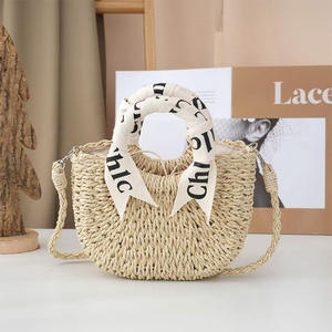 Nouveau Sac en Paille Tressé Tendance, Sac à Bandoulière Unique pour Femme, Sac à Main Écologique, Vente Chaude - Product Image 1