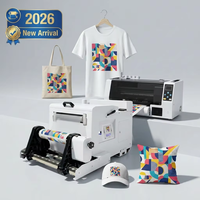 Imprimante DTF A3 haute vitesse avec plateau à vide et fonction de chauffage avant-arrière, tête XP600, machine d'impression textile numérique