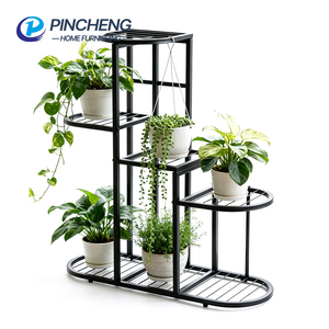 Soporte <span class=keywords><strong>de</strong></span> Metal <span class=keywords><strong>de</strong></span> 6 Niveles para Plantas, Soporte <span class=keywords><strong>de</strong></span> <span class=keywords><strong>Piso</strong></span> Escalonado para <span class=keywords><strong>Macetas</strong></span>, para Balcón, Jardín y Decoración del Hogar - Product Image 1