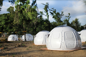 Carpa de boda blanca personalizada, carpa de cúpula geodésica de burbujas - Product Image 3