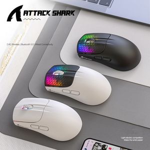 ATAQUE SHARK X5 RGB Rato sem fio do jogo do Tri-modo-recarregável, sensor ótico da elevada precisão - Product Image 1