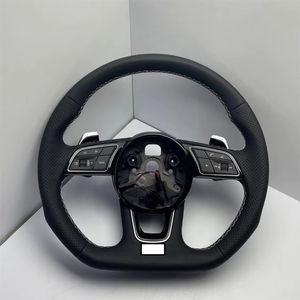 Volante Deportivo Personalizado de Fábrica 2009 para A4 A5 S4 RS4 Allroad Avant B7 B8 <span class=keywords><strong>9</strong></span>, en Fibra de Carbono Forjada Real - Product Image 1