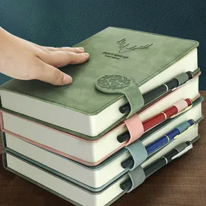 두꺼운 두꺼운 메모장 비즈니스 부드러운 가죽 작업 회의 기록 책 사무실 일기 스케치북 학생 귀여운 A4 노트북