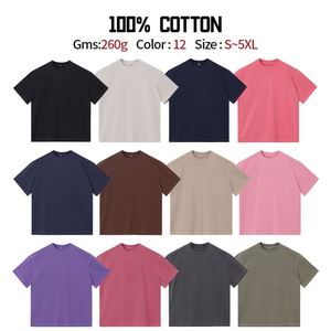 Wholesale Acid Wash Vintage <b>Tshirt</b> Heavyweight 100% Cotton Plus Size Custom Logo Oversized Unisex Streetwear Distressed Retro - Product Image 4