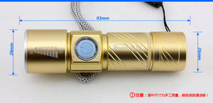 Xách tay <span class=keywords><strong>zoom</strong></span> Xe Đạp Nhỏ Dưới Nước USB sạc khẩn cấp LED ngân hàng điện đèn pin - Product Image 6