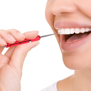 Cure-dents en titane portables, cure-dents <span class=keywords><strong>de</strong></span> poche, porte-cure-dents en métal pour l'extérieur - Product Image 2