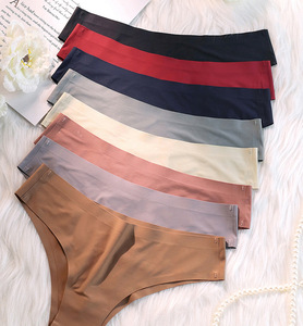 Braguitas de seda helada al por mayor para mujer, ultrafinas, brillantes, suaves y cómodas, ropa interior femenina, lencería sexy - Product Image 1