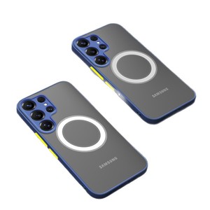 Funda Magnética para Teléfono con Textura de Piel Mate, Compatible con Samsung S21/<span class=keywords><strong>22</strong></span>/23/24/25/26/A17/<span class=keywords><strong>A</strong></span>/Serie Note - Product Image 5