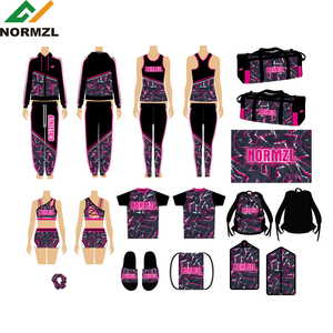 Conjunto <span class=keywords><strong>de</strong></span> Ropa Deportiva para Animadoras, Chaqueta <span class=keywords><strong>de</strong></span> Calentamiento, Bolsa, Pantuflas, Accesorios, Jersey <span class=keywords><strong>de</strong></span> Béisbol, Leotardo <span class=keywords><strong>de</strong></span> <span class=keywords><strong>Gimnasia</strong></span>, Conjunto Completo para Prácticas <span class=keywords><strong>de</strong></span> Animación - Product Image 2