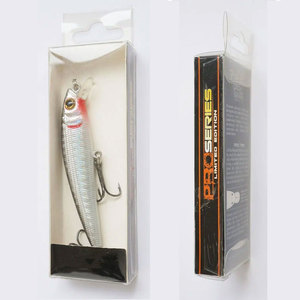 Biểu Tượng Tùy Chỉnh Acetate Xem Thông Qua Quà Tặng Hiển Thị Phụ Kiện Câu Cá Bait Bao Bì Trong Suốt <span class=keywords><strong>Pet</strong></span> PP PVC Lures Rõ Ràng Hộp Nhựa - Product Image 1