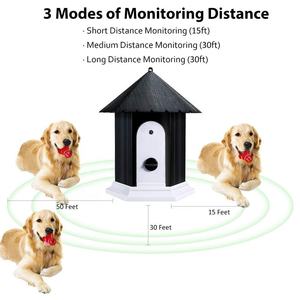 3 Modi Bewaking Afstand Vogelhuisje Vorm Indoor Outdoor Hondentraining Anti-Blaffen Ultrasone Hondenbast Controller - Product Image 4