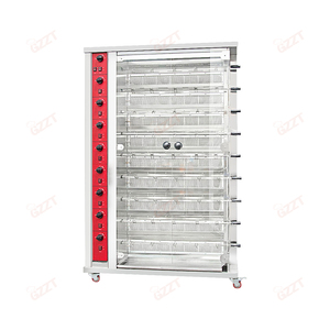 Rôtissoire à poulet électrique à gaz commercial grand four à rôtir 2/3/4/5/6/7/8/9 brochettes Machine à griller le poulet - Product Image 2