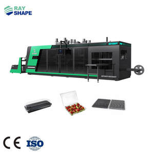 Einweg-Plastikbecher-Thermoformmaschine PVC PP PE ABS PET Thermoformmaschine Präzisions-Schneidplastikformmaschine - Product Image 1