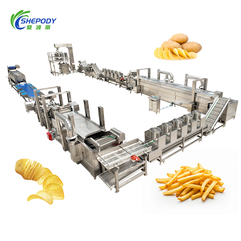 Shepody Potato Chips Complete Production Line