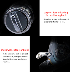 RUNTOO Máy Câu Quay Nước Ngọt Phanh Đôi 5BB Thiết Kế Mới Máy Câu Cá Chép Lướt Sóng Bằng Nhựa Abs Siêu Mạnh - Product Image 5