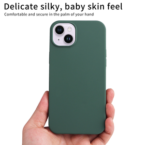 Funda Protectora de Silicona Real a Prueba de Golpes de Color Puro para Teléfono 17/16/15/14/13/12/11 Pro Max/Mini/X/RX/SX Max/8/7 Plus/<span class=keywords><strong>SE</strong></span> - Product Image 4