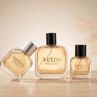 Vente en gros d'usine, flacon de parfum personnalisé avec logo de luxe, 30 ml, 50 ml, 100 ml, flacon en verre vide avec vaporisateur, emballage en boîte