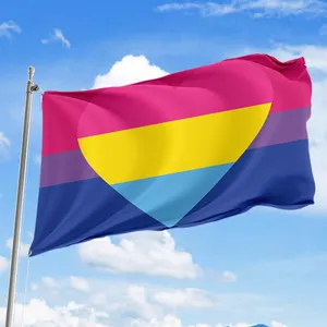 Trans Flag Hot Sale 3x5ft 100%Polyester Bandera Lgtb Outdoor Trans Flag Custom Lesbian Rainbow Flag