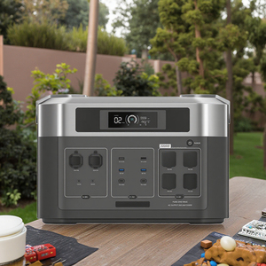 Station d'alimentation mobile extérieure personnalisée grande capacité 2200W 2048Wh avec contrôleur MPPT, port RV et onde sinusoïdale pure - Product Image 1