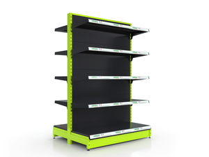 Panel de metal de acero con pantalla industrial de estilo moderno hecho a medida para decoración de tienda de comestibles minorista de supermercado - Product Image 3