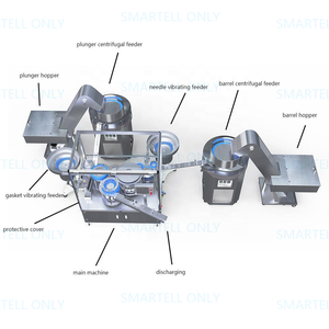 Máy Lắp Ráp Xi Lanh <span class=keywords><strong>3</strong></span> Phần Dùng Một Lần Với Nắp An Toàn - Product Image 4