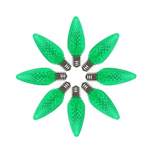 Nhiều Màu 120V 1W E17 Cơ Sở C9 <span class=keywords><strong>LED</strong></span> Dâu Tây Nến Ánh Sáng Bóng Đèn 25 Gói - Product Image 4